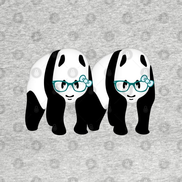 Gay Pride Pandas by mailboxdisco